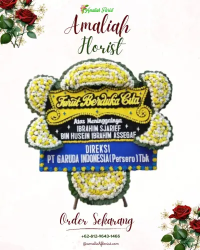 Papan Bunga Duka di Gunungendut